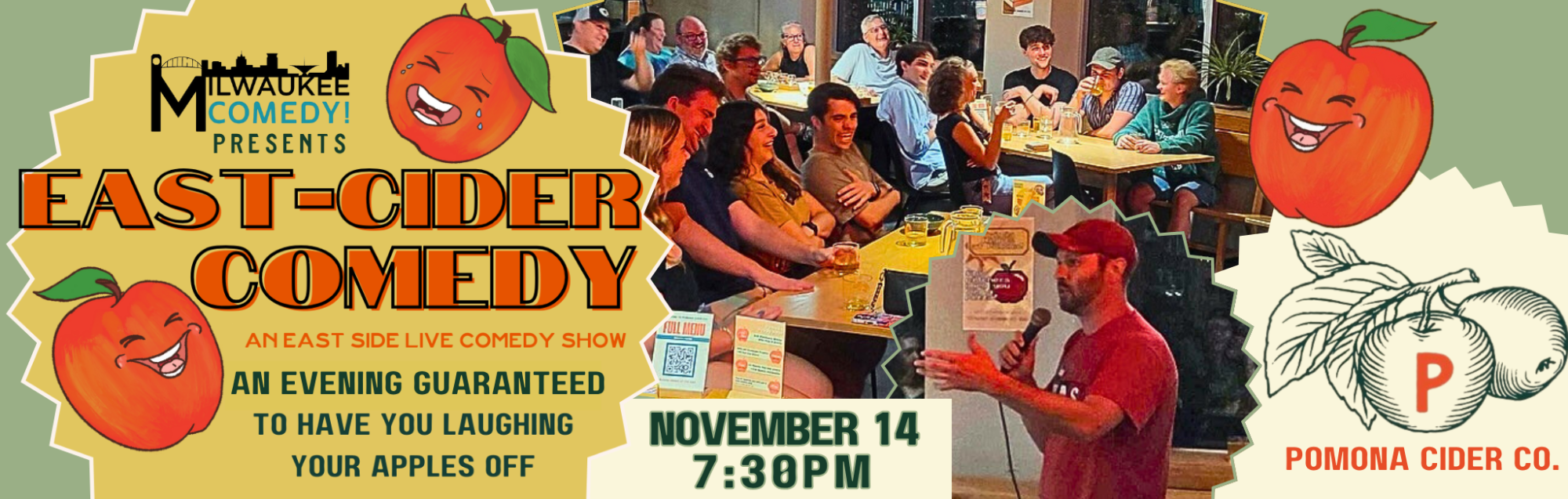 East Cider Comedy Show Nov 14