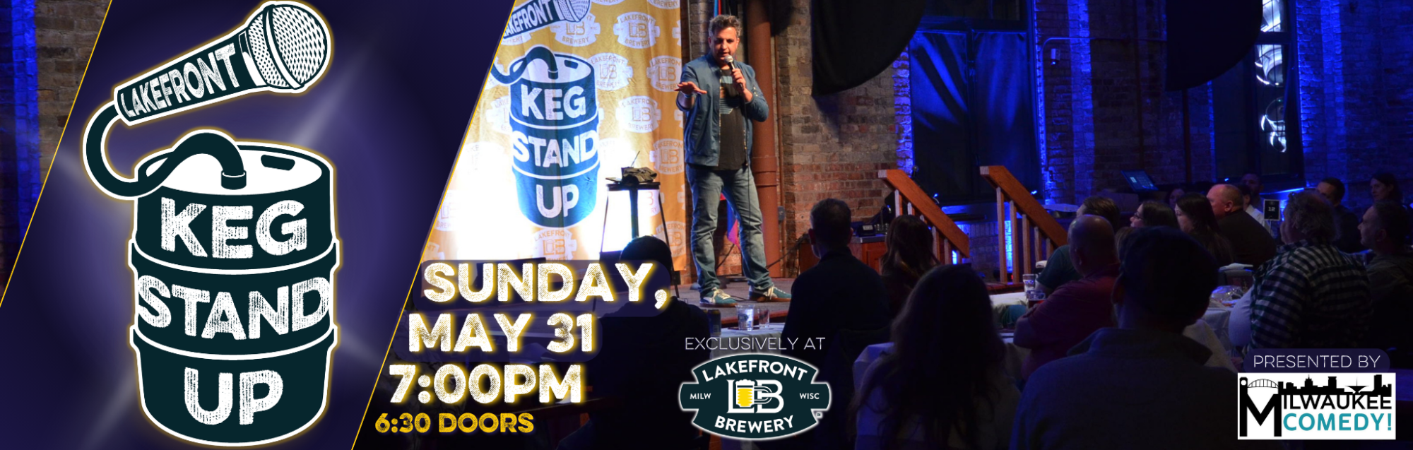 Keg Stand Up at Lakefront Brewery May 31st